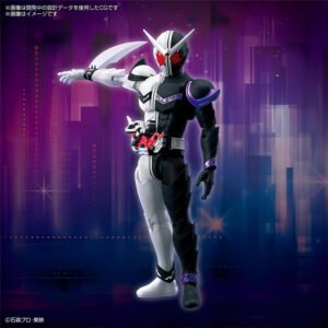 BANDAI Figure-rise Standard Kamen Rider W FangJoker Model Kit – Customizable Poseable Action Figure