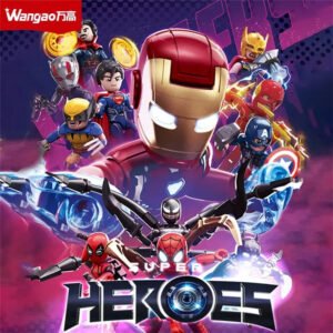 Marvel Avengers Official Blind Box Mini Figures – Random Superhero Building Block Collectible (Iron Man, Spider-Man, Hulk) | 1 Pack Mystery Lego-Style Toy for Kids & Adults